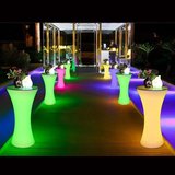Masa cocktail LED RGB, iluminata 16 culori
