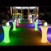 Masa cocktail LED RGB, iluminata 16 culori,